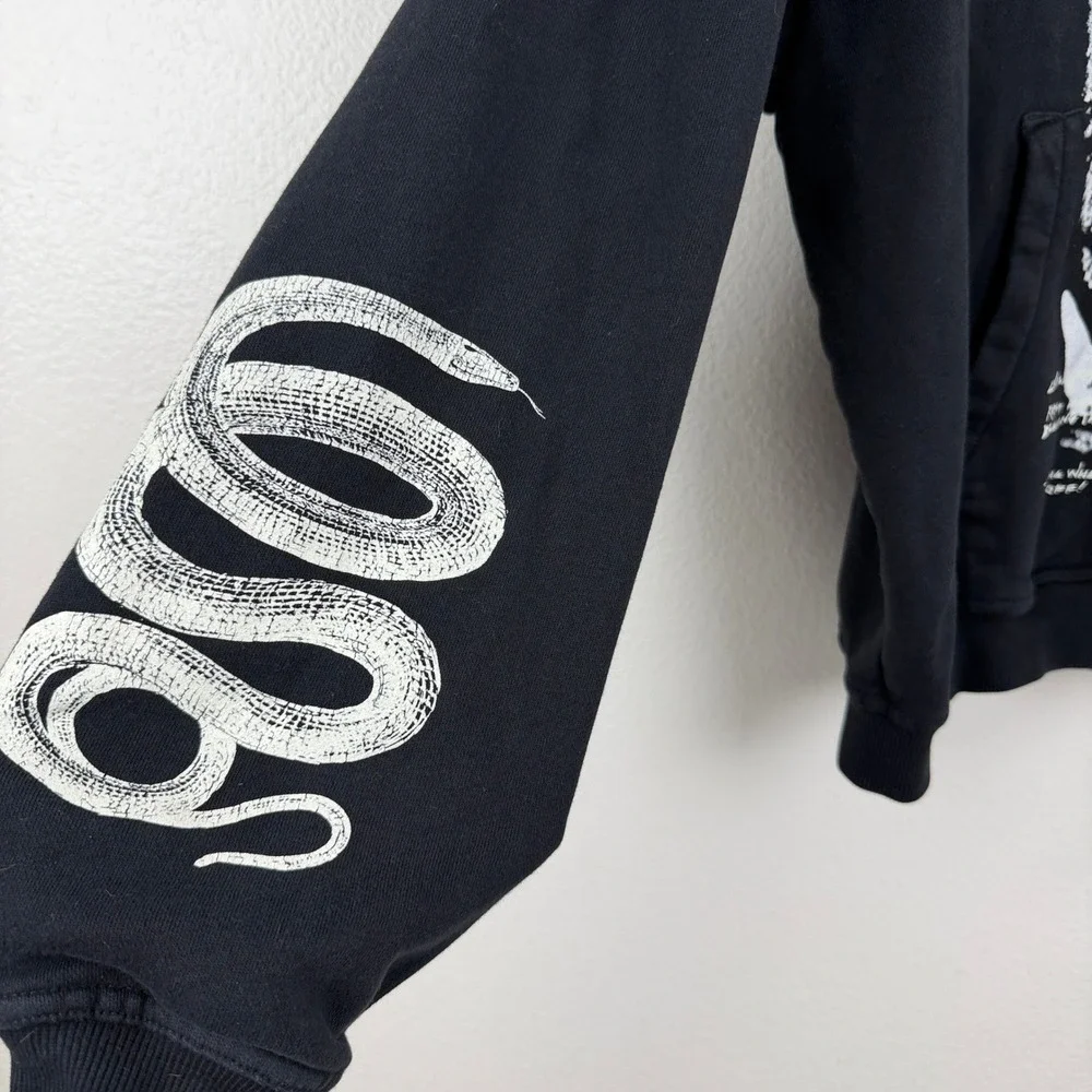 Civil Regime Hoodie Mens Large Black Wolves Graphic Limited Edition 743 of 1000 - Picture 4 of 9